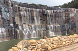 Hengdian Film and Television City-Frequency Conversion Application of Waterfall 